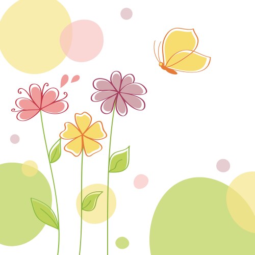 Spring background Royalty Free Vector Image - VectorStock