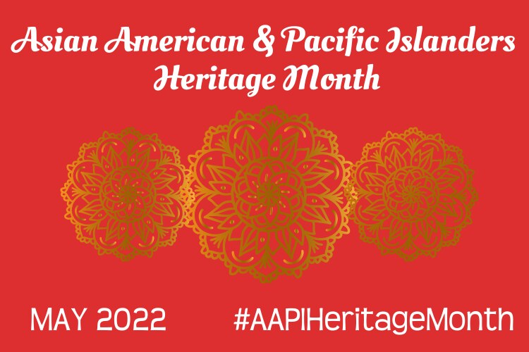 Asian american pacific islanders heritage month Vector Image