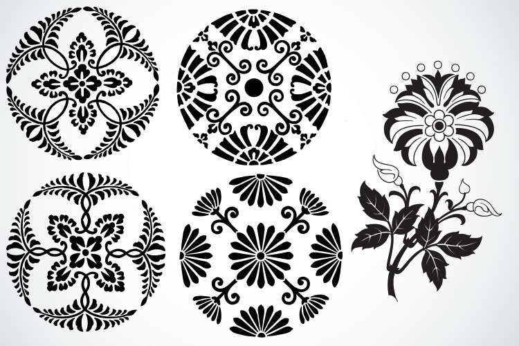 floral vector image