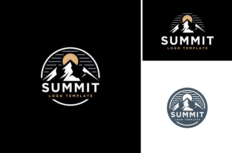 Summit logo Vector Images & Graphics for Commercial Use | VectorStock