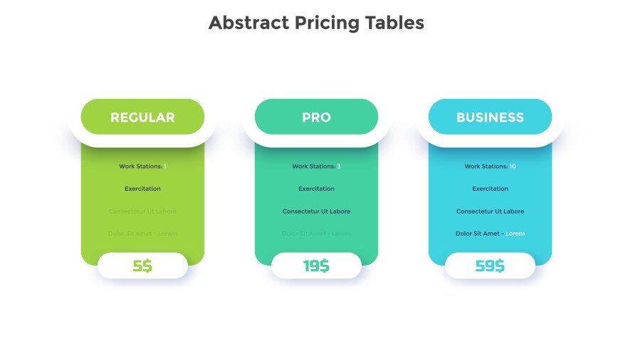 Modern infographic template vector image