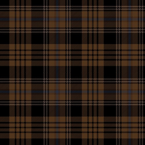 brown blue tartan plaid pattern vector image