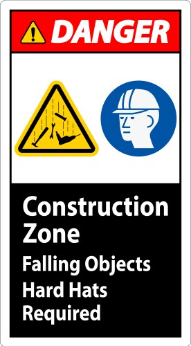 Beware of Falling Objects Sign Vector Images (over 1,600)