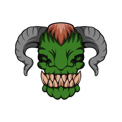 Orc monster Vector Image