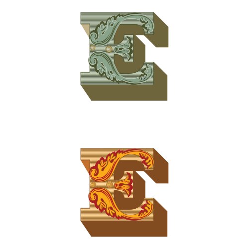 Trace Letter E Vector Images (over 260)