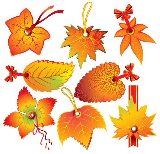 Autumn label Vector Image