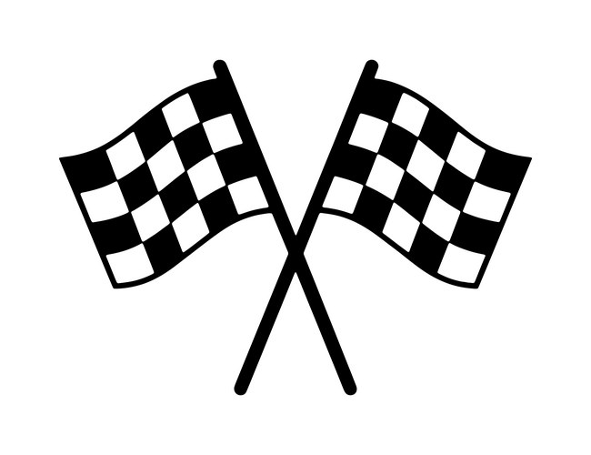 Checkered Racing Flag Icon – Royalty-Free Vector | VectorStock