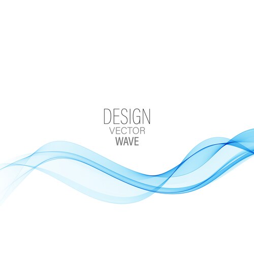 Abstract Blue Smoke Wave Background – Royalty-Free Vector | VectorStock