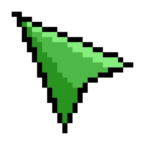 Pixel game ui element that enhance interactive vector image