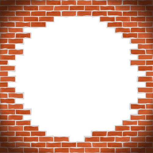 Old white brick wall Royalty Free Vector Image