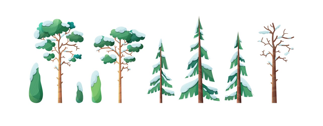 Trees Royalty Free Vector Image - VectorStock