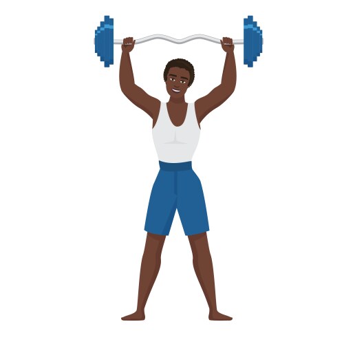 Woman doing dumbbell bicep hammer curls Royalty Free Vector