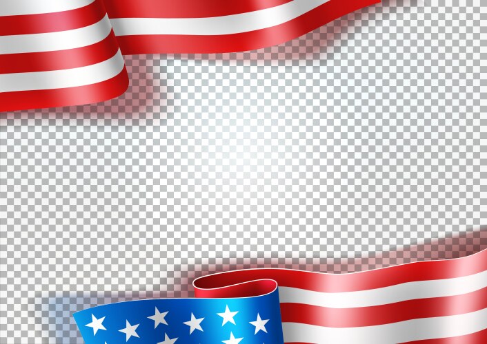 Waving American Flag Vector Images Graphics For Commercial Use