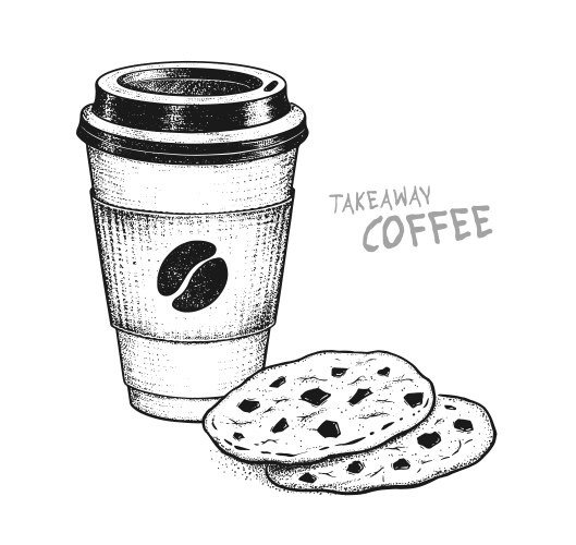 Coffee Paper Cup Sketch Vector Images (over 3,500)