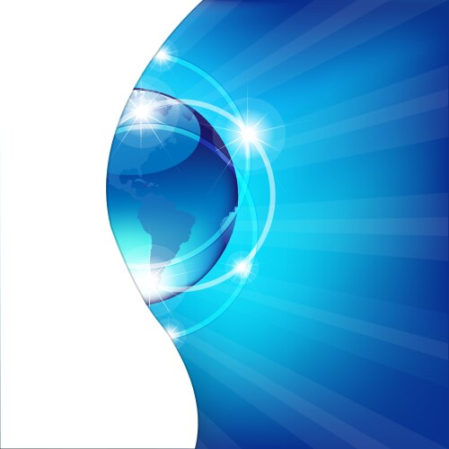 Abstract globe icon Royalty Free Vector Image - VectorStock