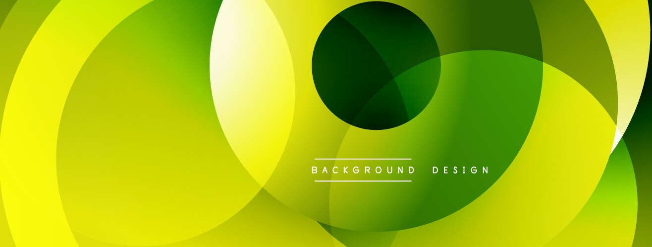Background design with overlapping circular vector image