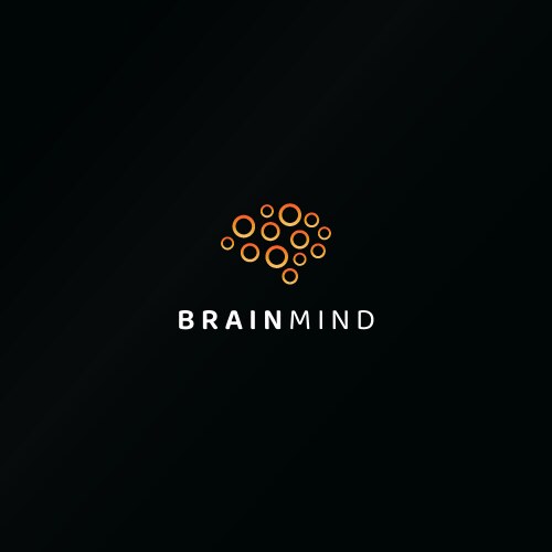 Artificial neural networks concept line round Vector Image