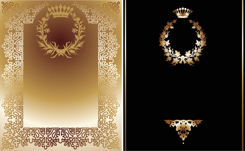 Vintage luxury background Royalty Free Vector Image