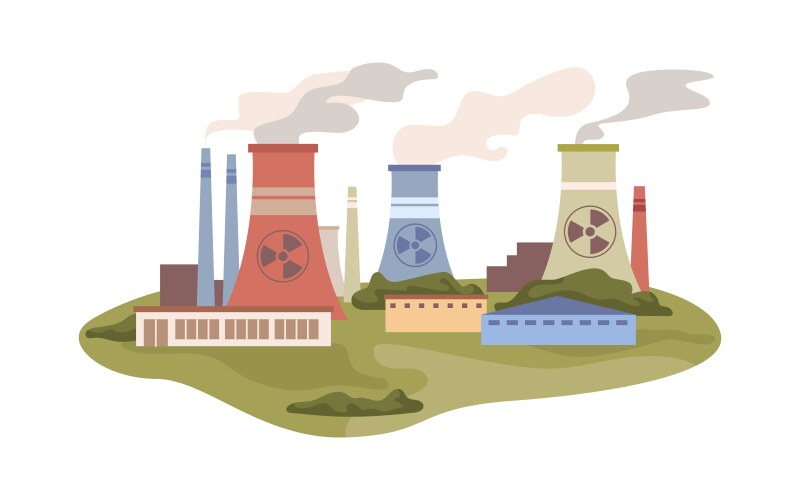 Nuclear reactor cartoon Vector Images & Graphics for Commercial Use ...