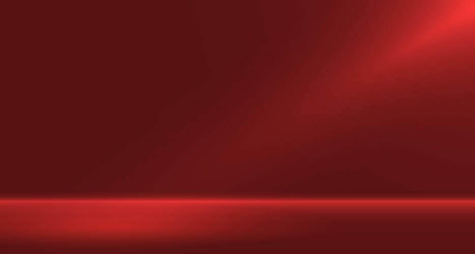Empty studio room background with spotlight red Vector Image
