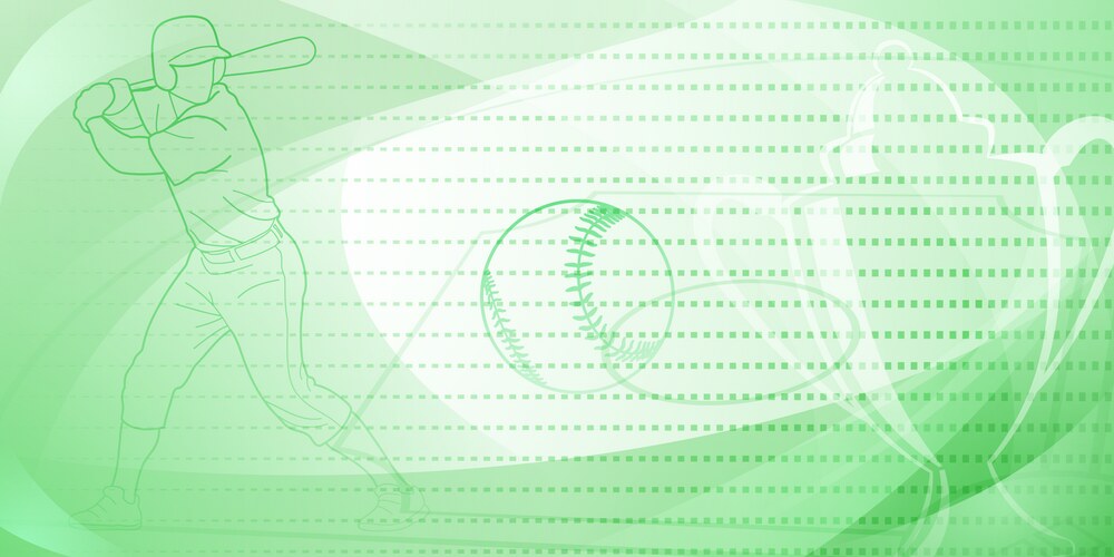 Baseball themed background Royalty Free Vector Image