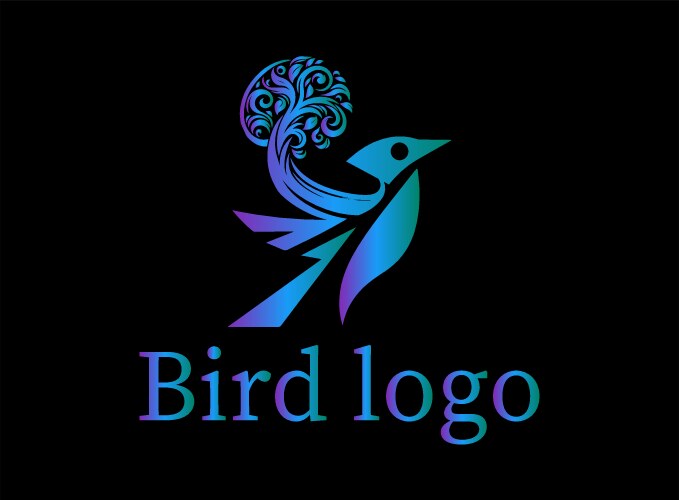 Bird logo Royalty Free Vector Image - VectorStock