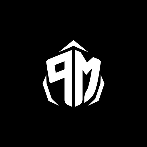 Jc logo monogram with emblem shield style design Vector Image
