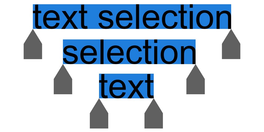 Text Selection Cursor Over Document – Royalty-Free Vector | VectorStock