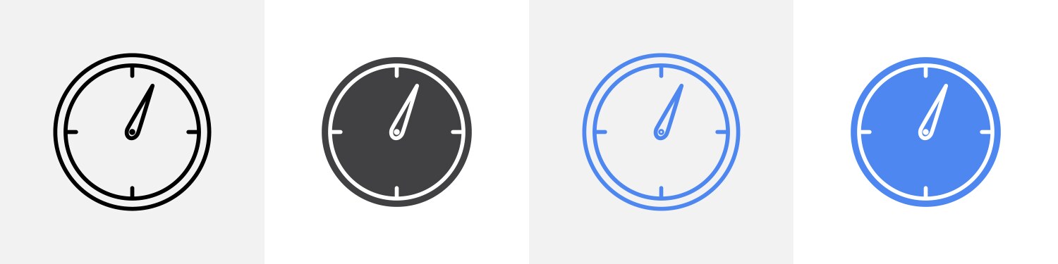 Compass icon set use for web ui or app vector image