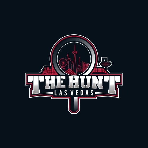 Las vegas nevada logo design vector image