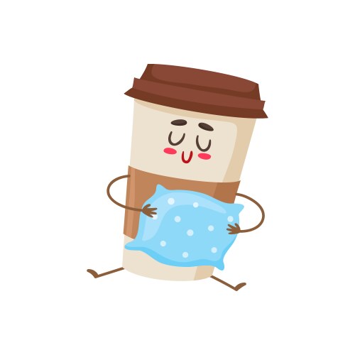 Happy cute smiling funny cup Royalty Free Vector Image