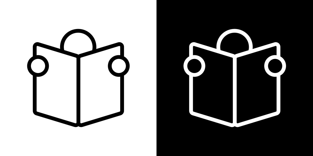 Reading teacher black and white Vector Images & Graphics for Commercial ...