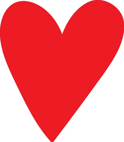Heart symbol red sign love – Royalty-Free Vector | VectorStock