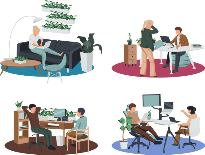 Smart Workspaces Vector Image Workspace Royalty Free Vector Image - VectorStock