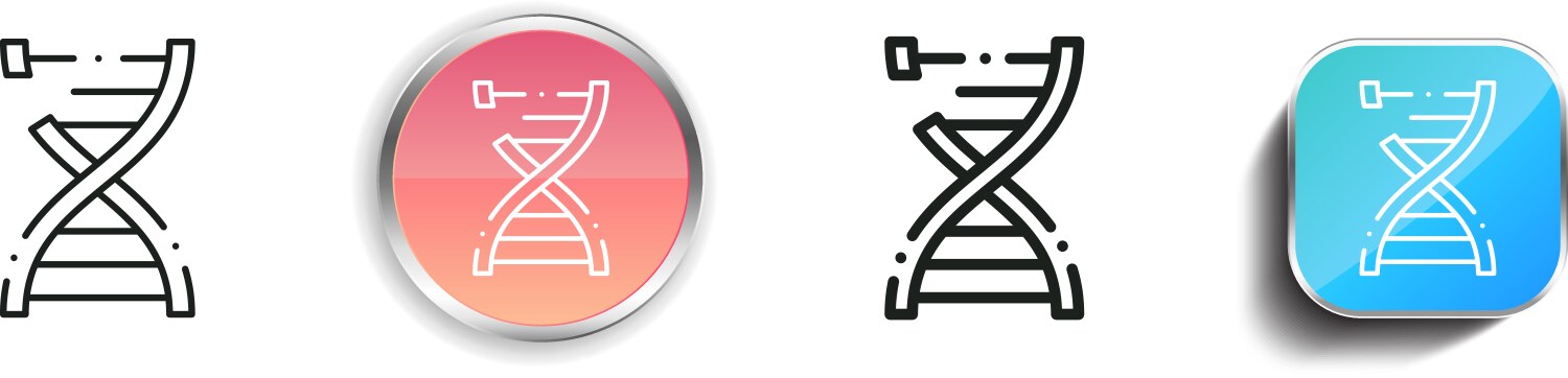 Broken icon thin linear regular and button style vector image