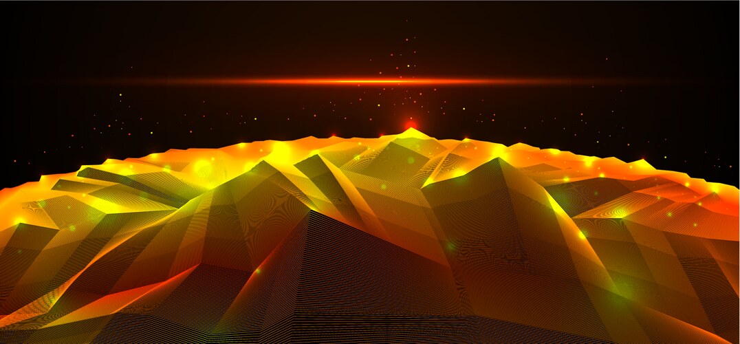 Landscape surface planet sky space science – Royalty-Free Vector ...