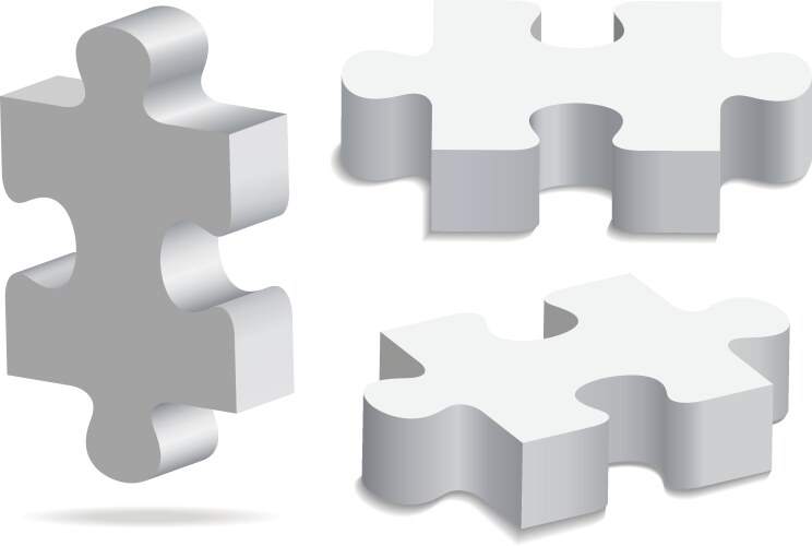 Puzzle vector image