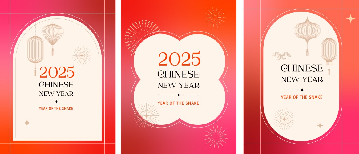 Happy Chinese 2025 New Year Of The Snake Vector Image Happy Chinese 2025 New Year Of The Snake Vector Image