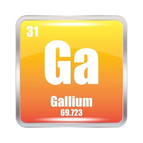 Periodic Table Element Gallium Vector Images (71)