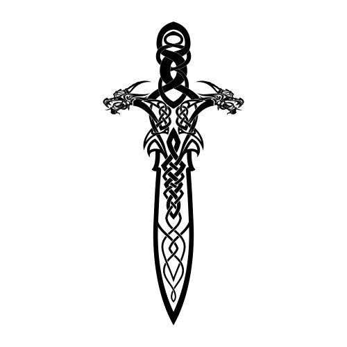 Fantasy sword 0041 2024 Vector Image