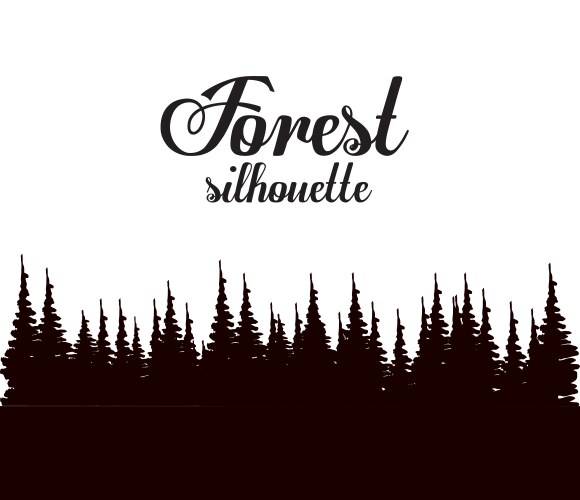 Forest Design Vector Forest background Royalty Free Vector Image - VectorStock