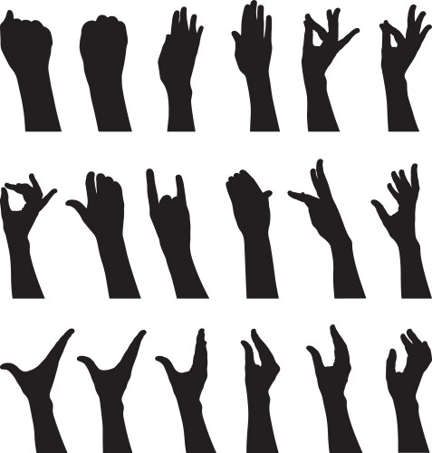 Little finger line promise sign Royalty Free Vector Image