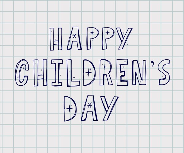 children day background happy vector image