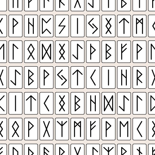 Ring with runes Royalty Free Vector Image - VectorStock