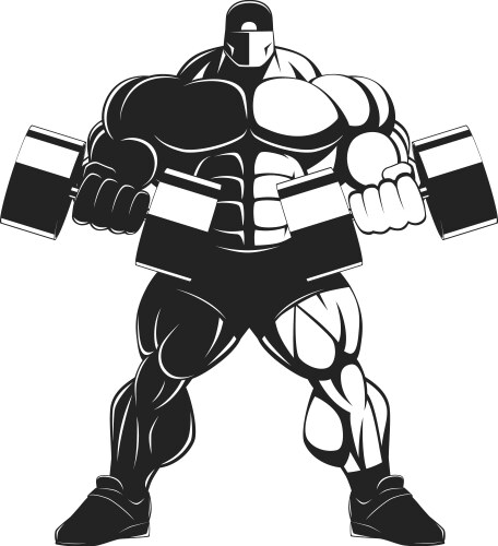 Woman doing dumbbell hamstring curl on bench Vector Image