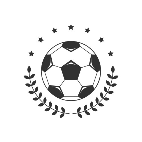 Football badge Vector Image