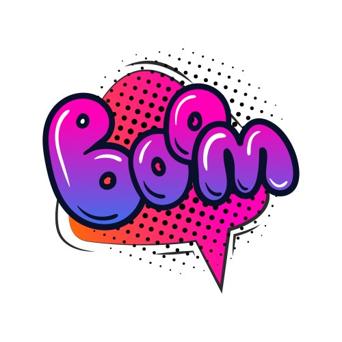 Comic speech bubble Royalty Free Vector Image - VectorStock