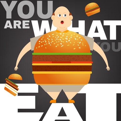 Overweight & Obesity Statistics Infographic – Royalty-Free Vector ...