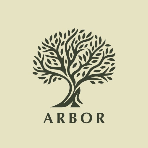 Abstract human life tree icon Royalty Free Vector Image
