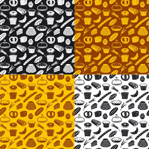 Tea seamless pattern Royalty Free Vector Image